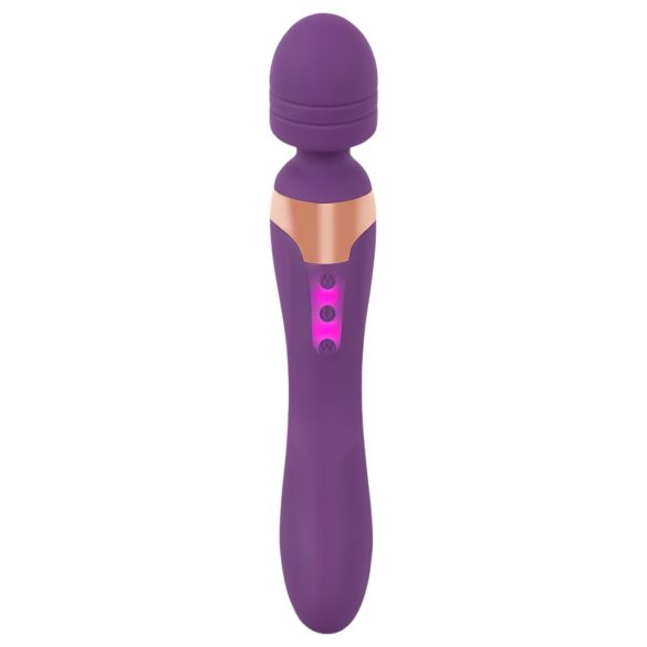 Javida Double - massasjevibrator (lilla)