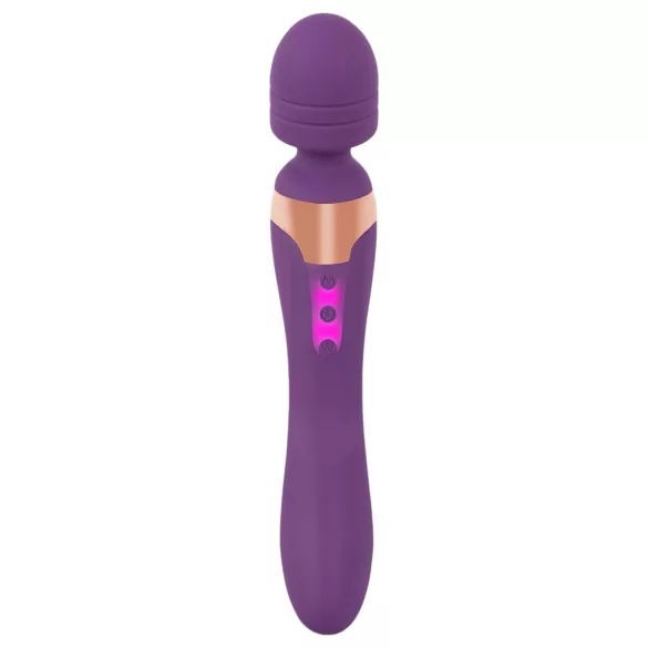 Javida Double - massasjevibrator (lilla)