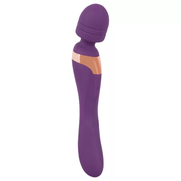 Javida Double - massasjevibrator (lilla)