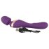 Javida Double - massasjevibrator (lilla)
