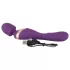 Javida Double - massasjevibrator (lilla)