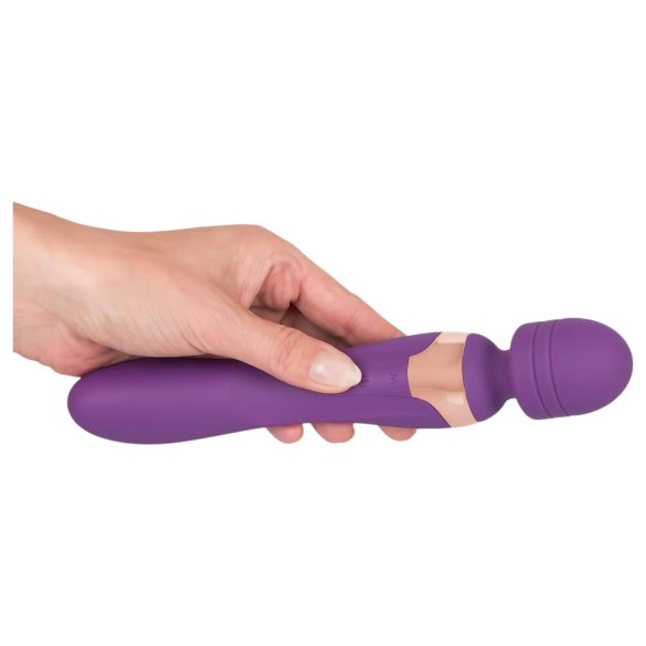 Javida Double - massasjevibrator (lilla)