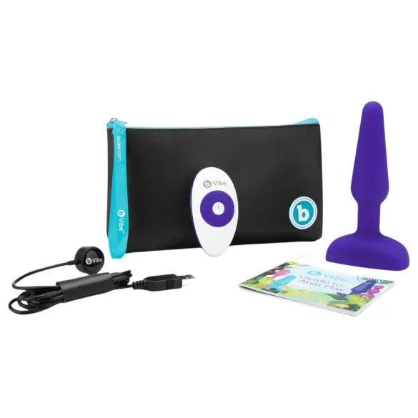 b-Vibe trio - Kraftfull analvibrator med 3 motorer (lilla)