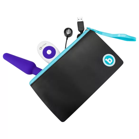 b-Vibe trio - Kraftfull analvibrator med 3 motorer (lilla)