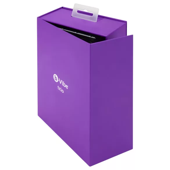 b-Vibe trio - Kraftfull analvibrator med 3 motorer (lilla)
