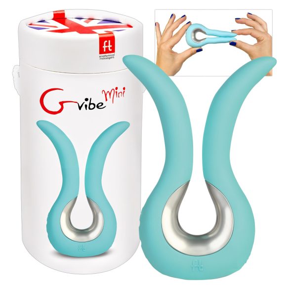 G-vibe Mini - USB-oppladbar silikonvibrator (mint)