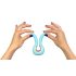 G-vibe Mini - USB-oppladbar silikonvibrator (mint)