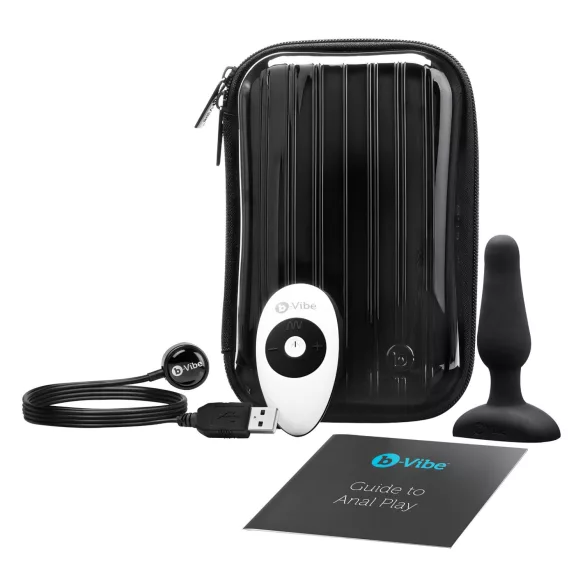 b-Vibe Novice - nybegynner analvibrator (svart)