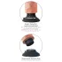 King Cock 10 sugekoppvibrator (25 cm) - naturtro