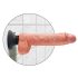 King Cock 10 sugekoppvibrator (25 cm) - naturtro