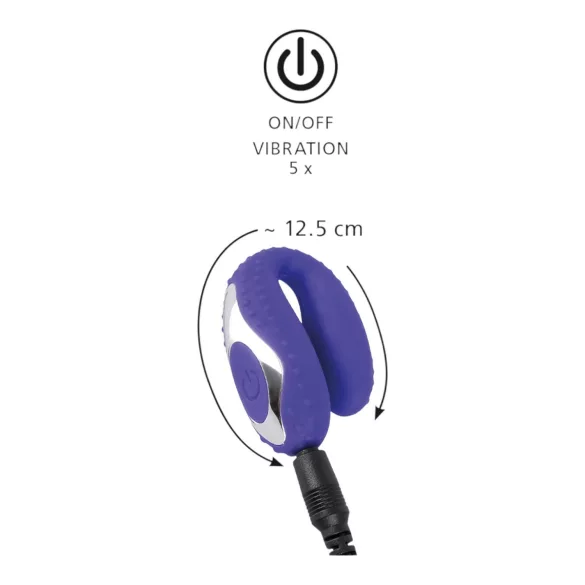 You2Toys - Blåsejob - oppladbar silikon munnvibrator (lilla)