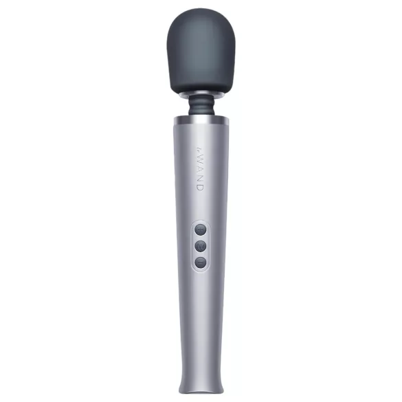 le Wand - eksklusiv oppladbar massasjevibrator (sølv)