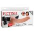 Fetish Strap-on 9 - festbar vibrerende (naturlig)