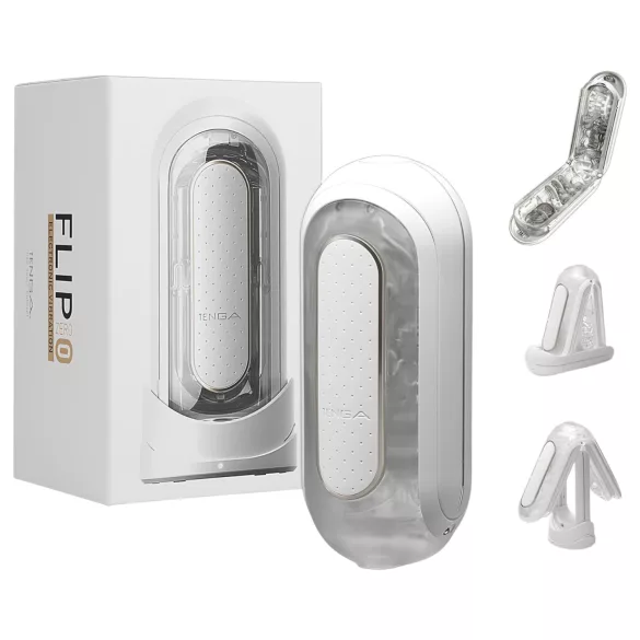 TENGA Flip Zero - vibrerende masturbator (hvit)
