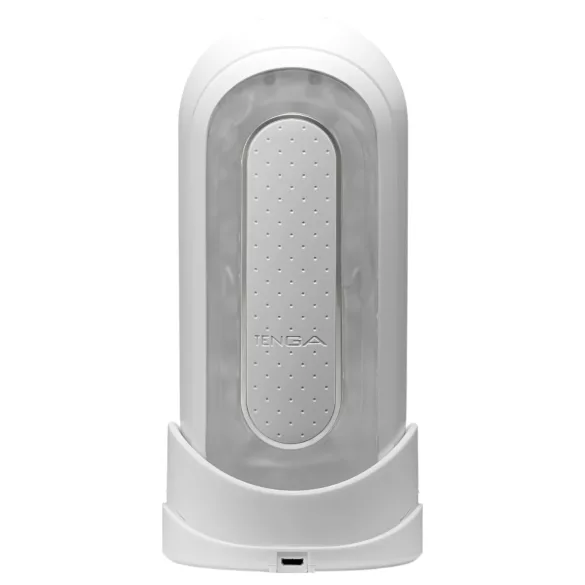 TENGA Flip Zero - vibrerende masturbator (hvit)