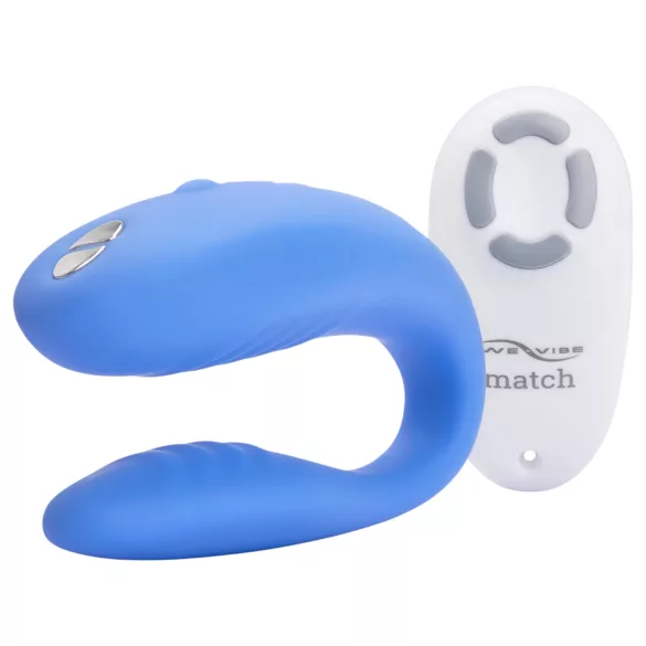 We-Vibe Match - vanntett, oppladbar parvibrator (blå)