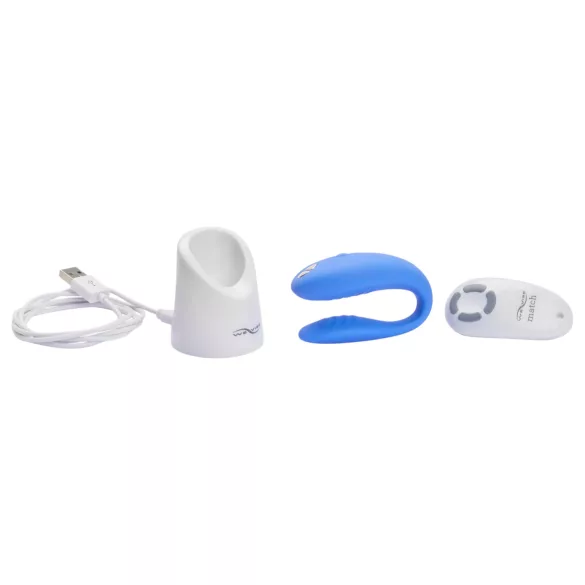 We-Vibe Match - vanntett, oppladbar parvibrator (blå)