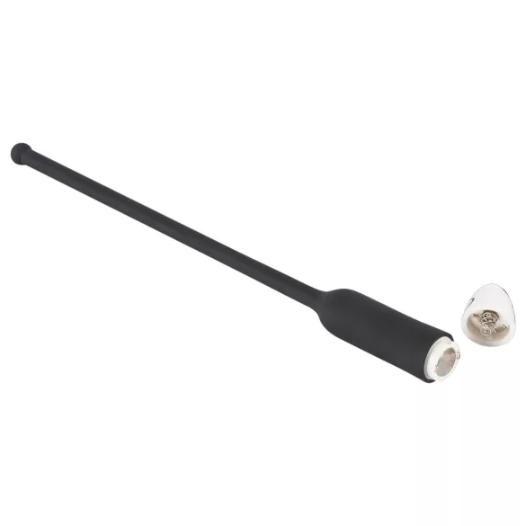 You2Toys DILATOR - silikon, vibrerende dilator - svart (8-11mm)