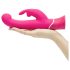 Happyrabbit G-punktvibrator – vanntett, med klitorisbue (rosa)