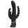 Happyrabbit Triple - oppladbar klitoris- og analvibrator (sort)