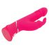 Happyrabbit Thruster - oppladbar, rosa vibrator med klitorisarm