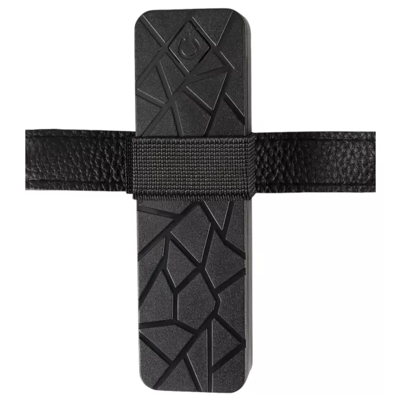 Double Thruster - festbar svart dobbeltvibrator