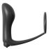 Analfantasy - fingeranalen vibrator med penisring (svart)