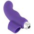 SMILE Finger - bølgete silikon finger-vibrator (lilla)
