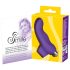 SMILE Finger - bølgete silikon finger-vibrator (lilla)