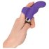 SMILE Finger - bølgete silikon finger-vibrator (lilla)