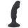 Black Velvet - oppladbar analvibrator med penis (svart)