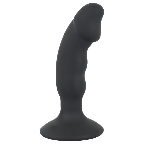 Black Velvet - oppladbar analvibrator med penis (svart)