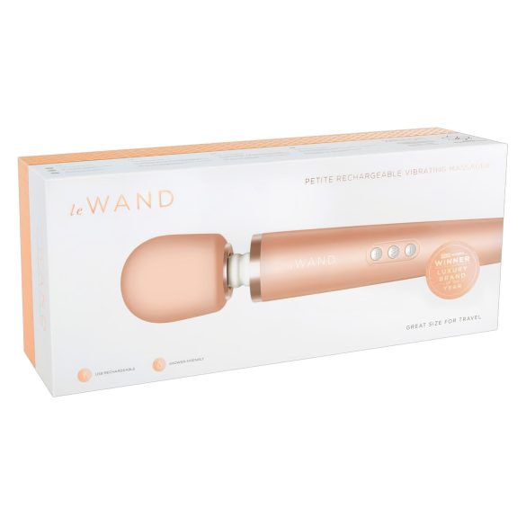Le Wand Petite - eksklusiv massasjevibrator (rose-gull)