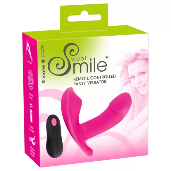SMILE Tanga - bærbar, oppladbar trådløs vibrator (rosa)