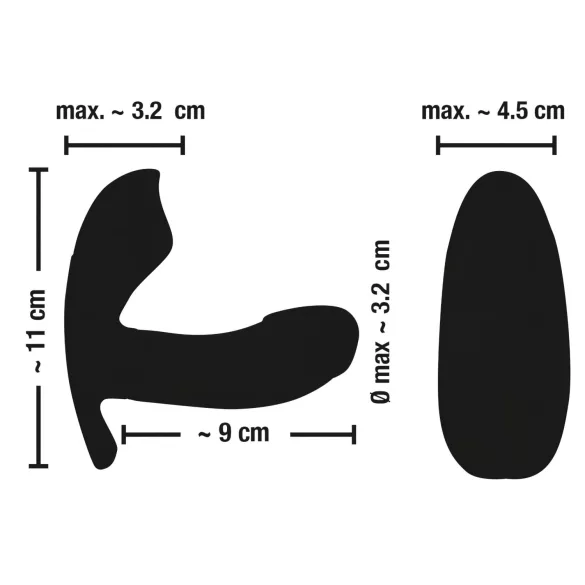SMILE Tanga - bærbar, oppladbar trådløs vibrator (rosa)