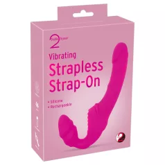   You2Toys - Double2Teaser - påsettbar vibrator uten feste/rem (rosa)