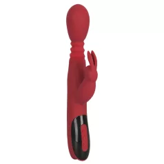   You2Toys Massager - støtende/roterende, varmende G-punktvibrator (rød)