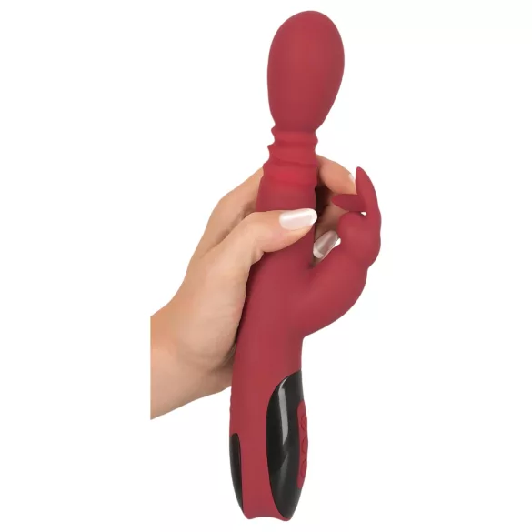 You2Toys Massager - støtende/roterende, varmende G-punktvibrator (rød)