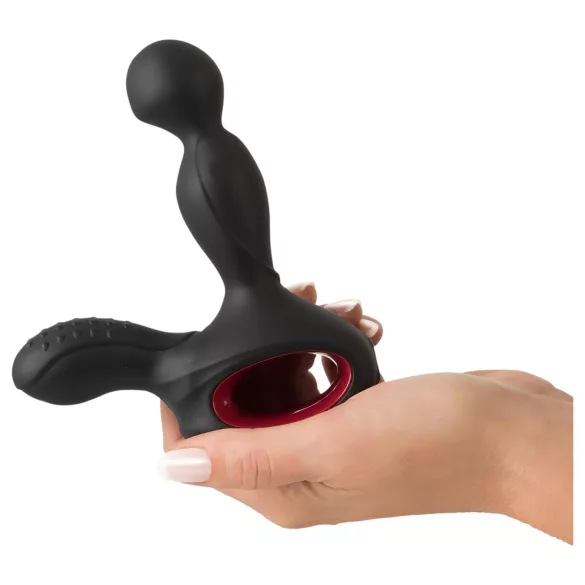 You2Toys Massasjestav - roterende og oppvarmende prostata vibrator (svart)