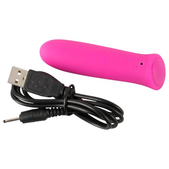 SMILE Power Bullet - oppladbar, ekstra kraftig mini-vibrator (rosa)