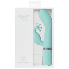  Pillow Talk Kinky - oppladbar G-punktvibrator med 2 motorer (turkis)