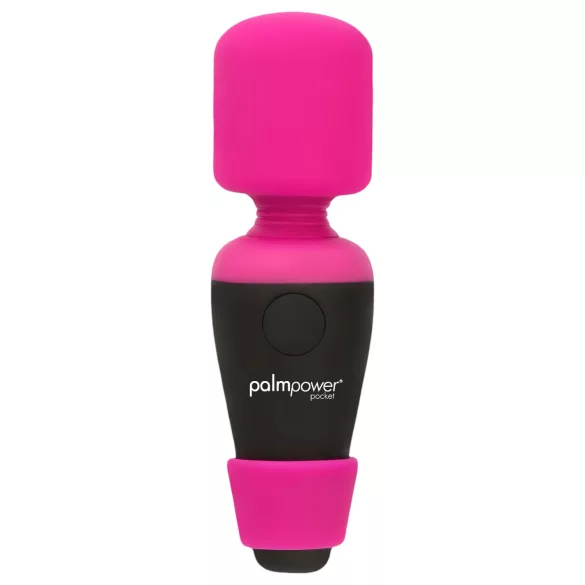 PalmPower Pocket Wand - mini massasjevibrator (rosa-svart)