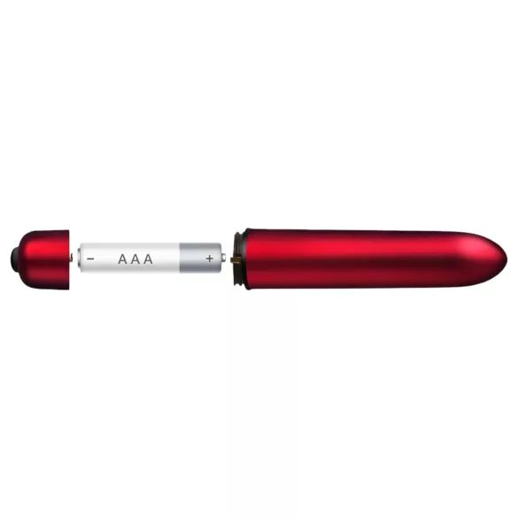 Scarlet Velvet - mini leppestift-vibrator (10 rytmer) - rød
