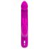 Happyrabbit Realistic Slim - oppladbar vibrator med klitorisarm (lilla)