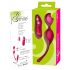 SMILE Love Balls - vibrerende egg med fjernkontroll 82g (rosa)