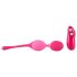 SMILE Love Balls - vibrerende egg med fjernkontroll 82g (rosa)