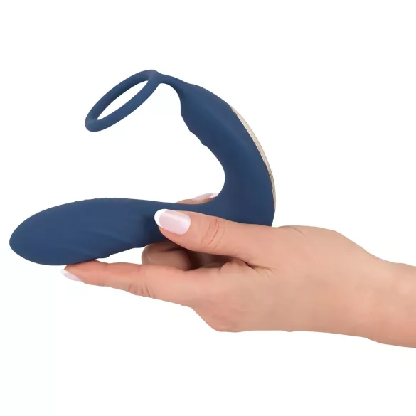 You2Toys Prostata Plugg - anal vibrator med penisring (blå)