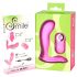 SMILE G-Spot Truse - oppladbar, trådløs strap-on vibrator (rosa)