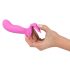 SMILE G-Spot Truse - oppladbar, trådløs strap-on vibrator (rosa)