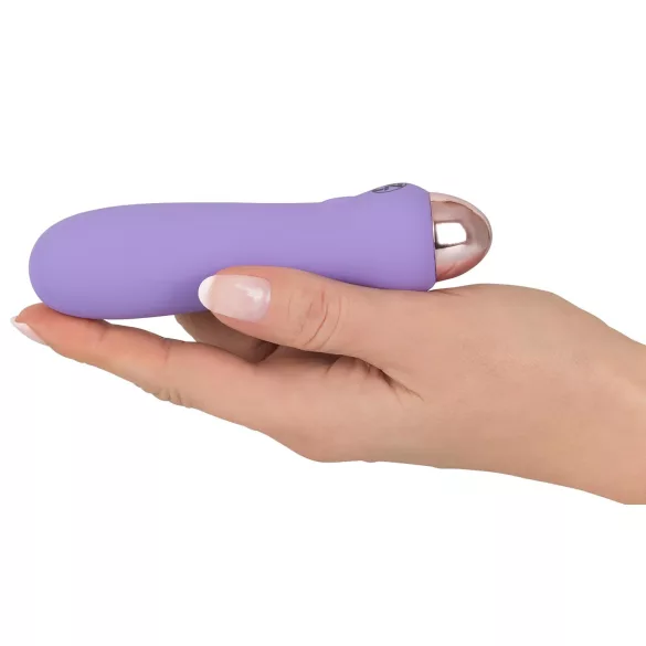You2Toys - Cuties Mini Purple - oppladbar, silikon stavvibrator (lilla)